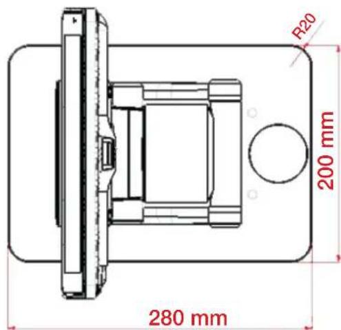 R20 200 mm 280 mm