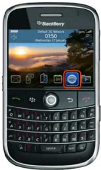 1st Blackberry Default 3G Network 01:50 Wednesday 27 January