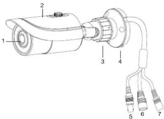 Technical diagram of a mechanical device with numbered components for identification