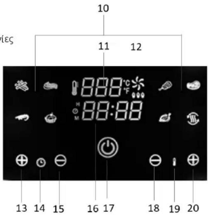 10 11 12 iες 888°C 88:88 13 14 15 16 17 18 19 20