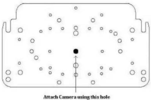 Attach Camera using this hole