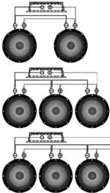 Deaf Bonce Machete MA-OGO1500.2D Sport - Parallel connection of the speakers - 1