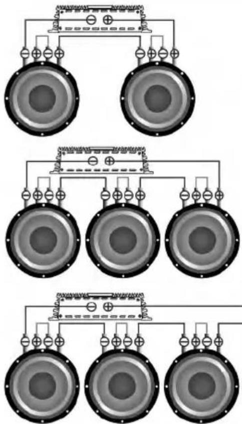 Deaf Bonce Machete MA-OGO1500.2D Sport - Subwoofers in series, coils in parallel - 4
