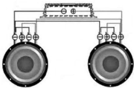 Deaf Bonce Machete MA-OGO1500.2D Sport - Subwoofers in series, coils in parallel - 7
