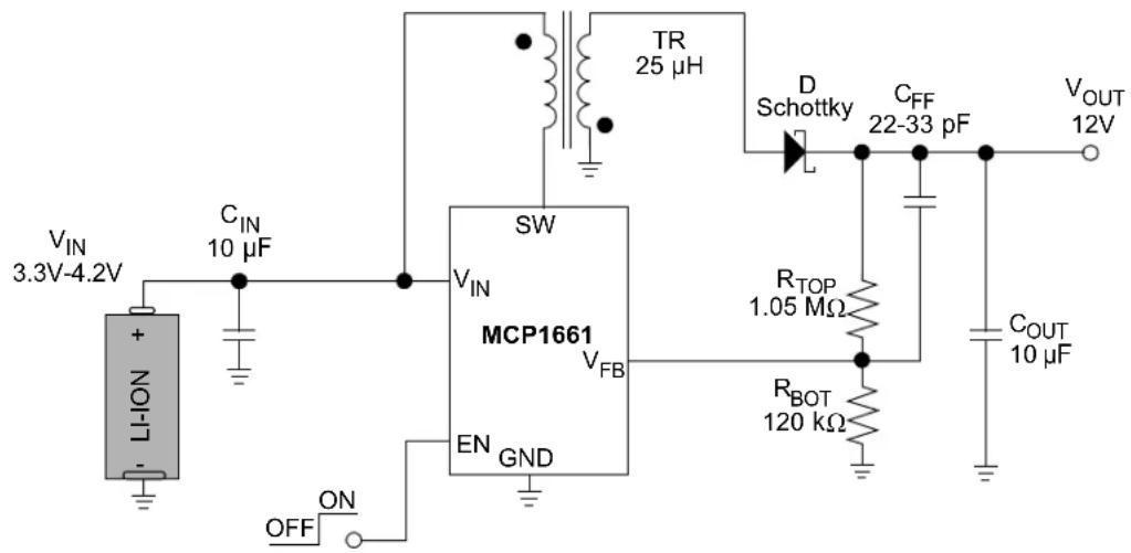 Microchip MCP1661 - TYPICAL APPLICATION CIRCUITS - 4