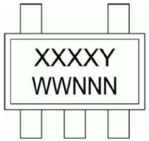 Microchip MCP1661 - Package Marking Information - 1