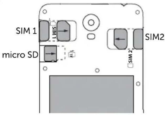 SIM 1 L WIS micro SD SIM 2 SIM 2