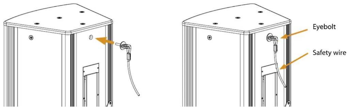 MARTIN CM18 - How to attach safety wire - 1