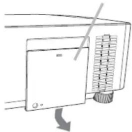 HITACHI MC-WX8651W - Replacing the lamp - 2