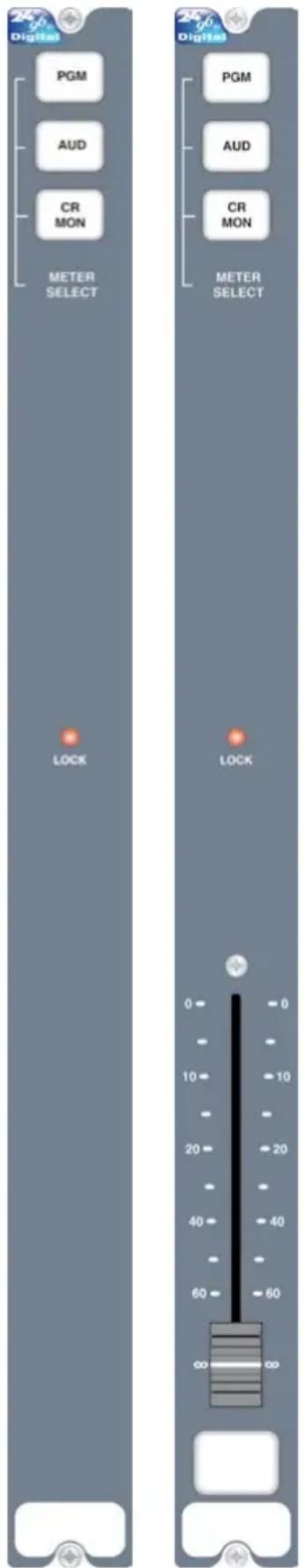 24 Digital PGM AUD CR MON METER SELECT 24 Digital PGM AUD CR MON METER SELECT LOCK LOCK 0 - 0 10 - 10 20 - 20 40 - 40 60 - 60 ∞ - ∞