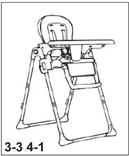 Chipolino Eat Up - - FOLDING OF HIGH CHAIR - 5