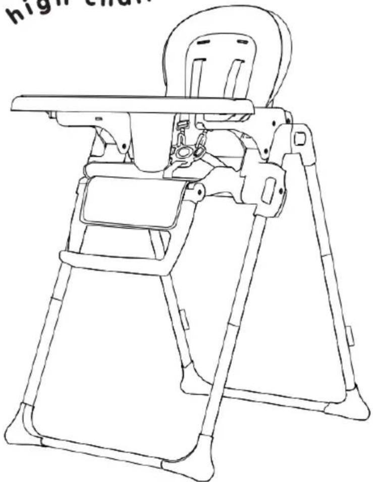 Chipolino Eat Up - INSTRUCTION MANUAL FOR HIGH CHAIR „EAT UP” - 1