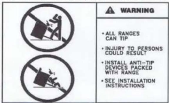 BlueStar BSP366BC-6034 - Tipping Hazard - 1