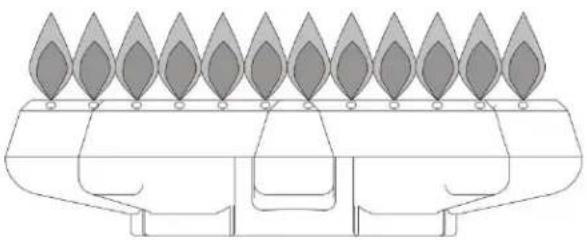 BlueStar BSP366BC-6034 - TOP BURNER AIR SHUTTER ADJUSTMENT - 1