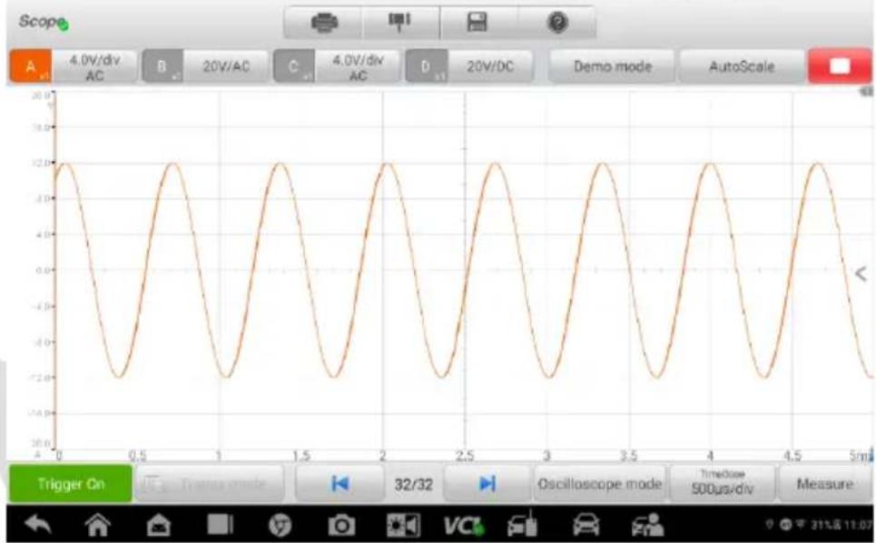 Autel MaxiIM M608S Ⅱ - Sinusoidal Waveform - 1