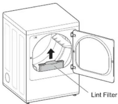 LG DLG3461W - Check the Lint Filter Before Every Load - 1