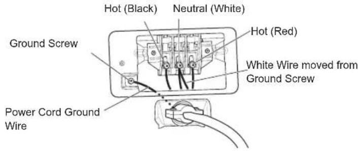 LG DLG3461W - Four-Wire Direct Wire - 4