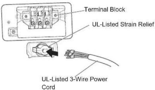 LG DLG3461W - Three-Wire Power Cord - 2