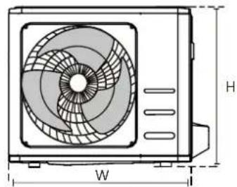 Infiniton SSCHD48A2 - Paso 3: Anclar la unidad exterior - 2