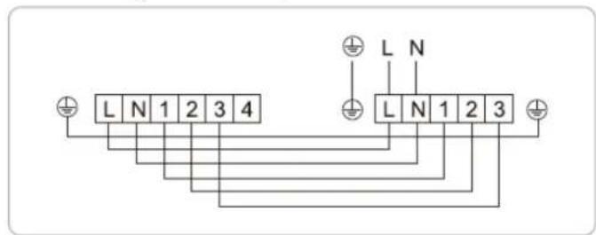 L N 1 2 3 4 L N 1 2 3