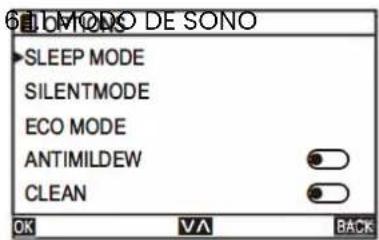 SLEEP MODE SILENTMODE ECO MODE ANTIMILDEW CLEAN