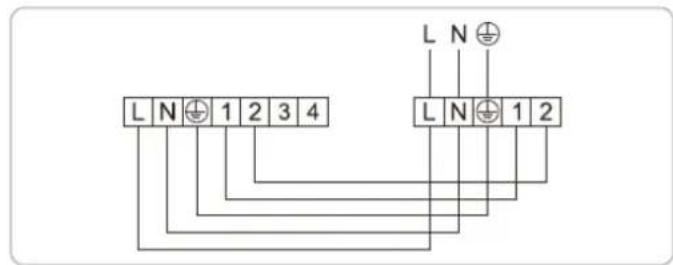 L N 1 2 3 4 L N 1 2