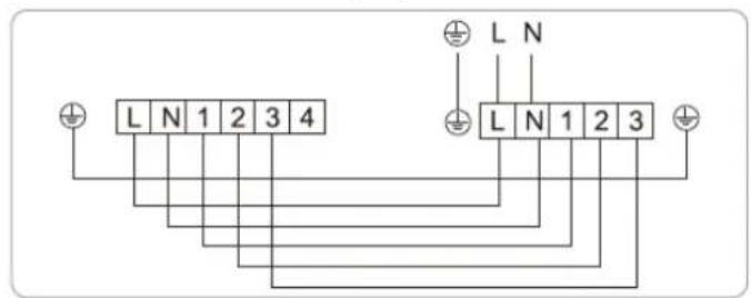 L N 1 2 3 4 L N 1 2 3