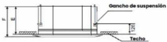 Infiniton SSCHD48A2 - Dimensões da unidade interior - 5