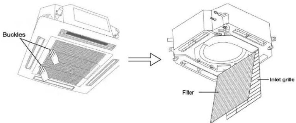 Buckles Filter Inlet grille