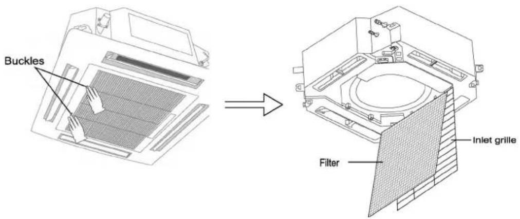 Buckles Filter Inlet grille