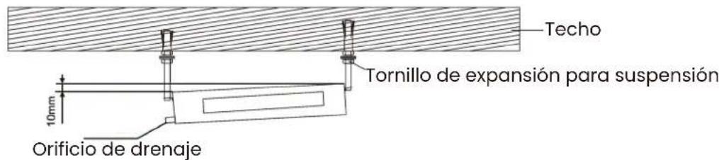 Infiniton SSCHD48A2 - Diagrama de suspensão da unidade interior - 1
