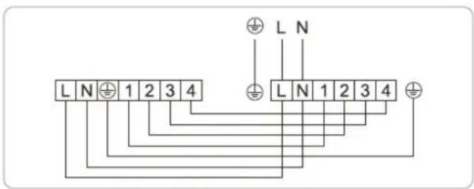 L N 1 2 3 4 L N 1 2 3 4