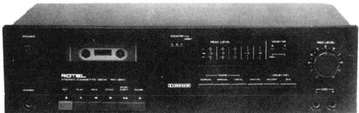 ROTEL RD-850 - owner's manual - 1
