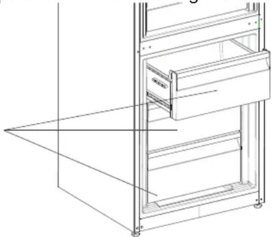Cylinda KF2385XNHE - Removing The freezer box; - 1