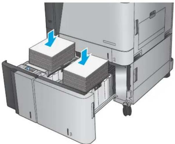 HP LaserJet Enterprise MFP M830 - Fylla på 3 500-arks högkapacitetsmagasin - 3