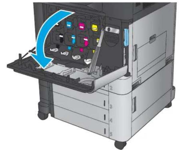 HP LaserJet Enterprise MFP M830 - Byta ut bildtrummorna - 4