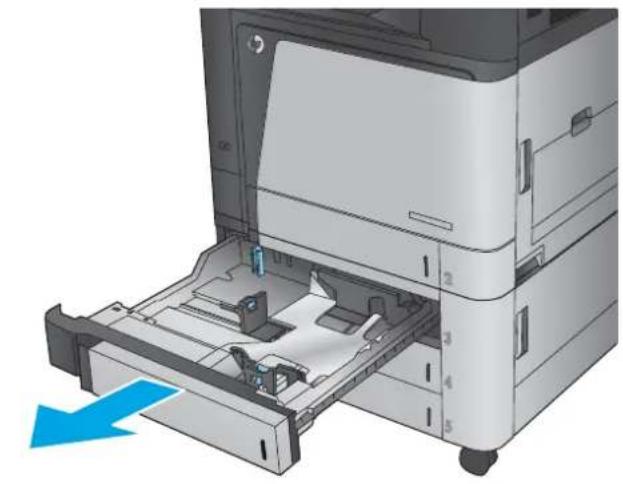 HP LaserJet Enterprise MFP M830 - Öppna facet. - 1
