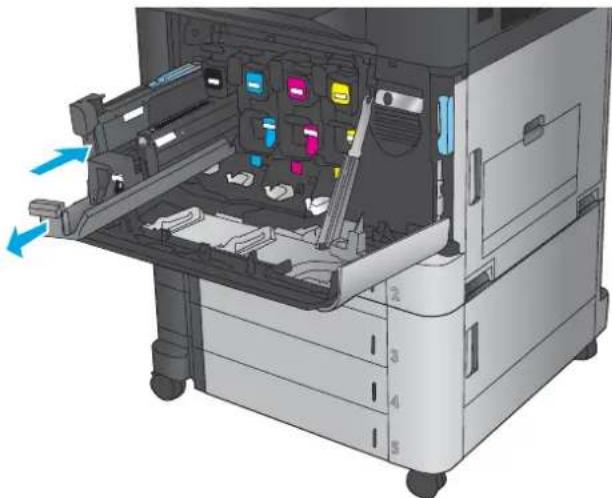 HP LaserJet Enterprise MFP M830 - Byta ut bildtrummorna - 5
