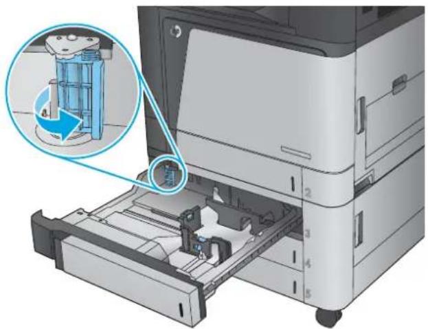 HP LaserJet Enterprise MFP M830 - Öppna facet. - 2