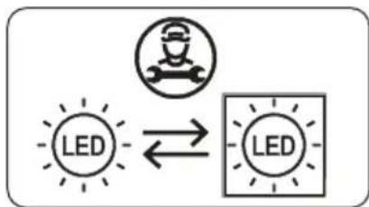 Cylinda K4485XRFHE - Byte av LED-belysning - 2