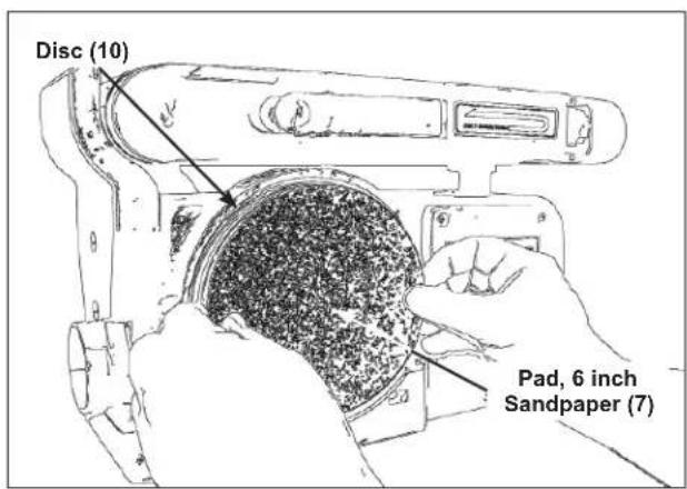 RIKON 50-112 - Mounting Sanding Disc and Guard - 1