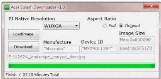 ACER H6530BD plus - 將影像下載到投影機 - 1
