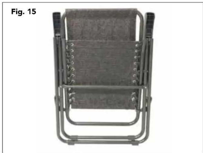 Bliss Hammocks GFC-612 - CLOSING CHAIR INSTRUCTIONS (Fig. 7 – Fig. 15): - 9