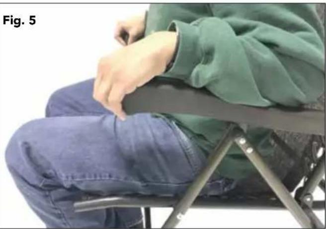 Bliss Hammocks GFC-612 - OPENING CHAIR INSTRUCTIONS (Fig. 1 – Fig. 6): - 5