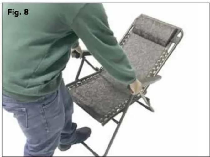 Bliss Hammocks GFC-612 - CLOSING CHAIR INSTRUCTIONS (Fig. 7 – Fig. 15): - 2