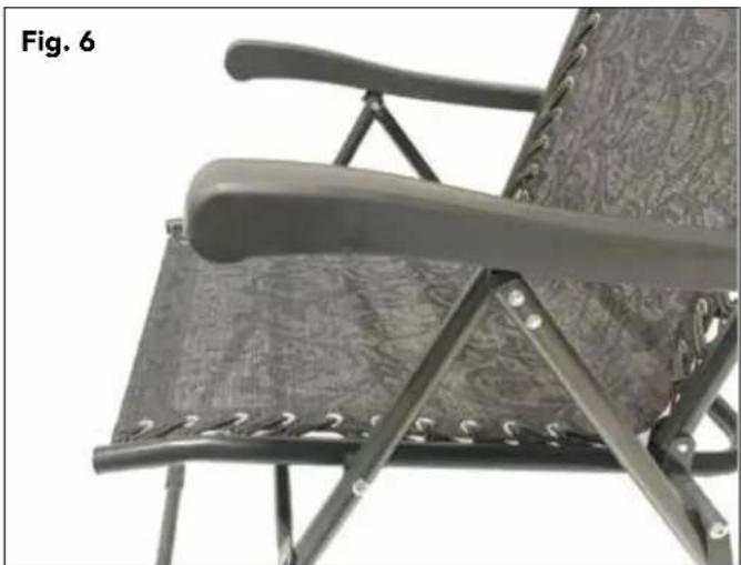 Bliss Hammocks GFC-612 - OPENING CHAIR INSTRUCTIONS (Fig. 1 – Fig. 6): - 6