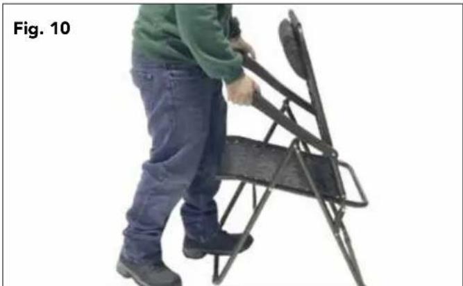 Bliss Hammocks GFC-612 - CLOSING CHAIR INSTRUCTIONS (Fig. 7 – Fig. 15): - 4