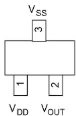 Microchip MCP111 - SOT-23-3 Footprints - 3