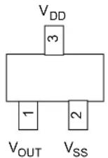 Microchip MCP111 - SOT-23-3 Footprints - 1