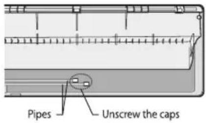 Pipes Unscrew the caps